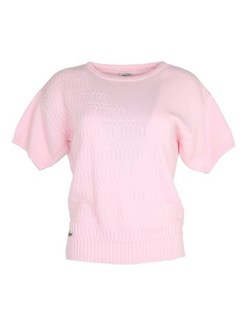 80s Pink Lacoste Knit T-Shirt - M Pink £40 | Rokit Vintage Clothing
