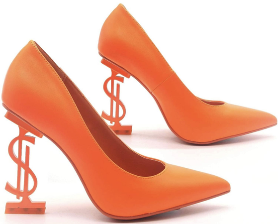 dollar sign heels