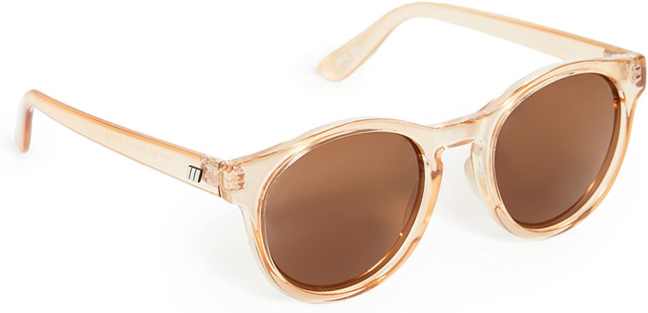 Amazon.com: Le Specs Women's Hey Macarena Polarized Sunglasses, Blonde/Brown Mono, One Size : Clothing, Shoes & Jewelry