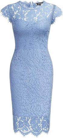 Amazon.com: Miusol Women's Retro Floral Lace Slim Evening Cocktail Mini Dress : Clothing, Shoes & Jewelry