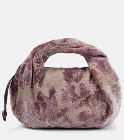 Jacquard Tote Bag in Pink - Dries Van Noten | Mytheresa