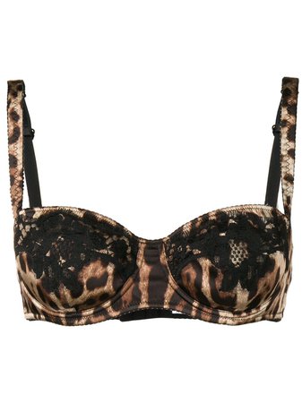 Dolce & Gabbana Leopard Print Bra