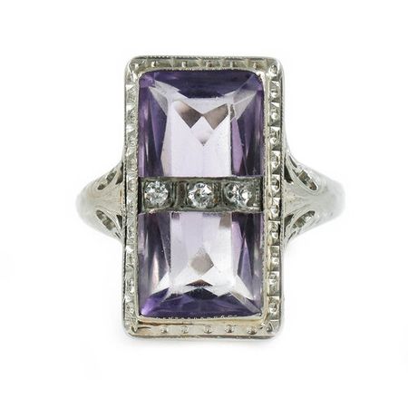 Antique amethyst ring - uploaded by mt
