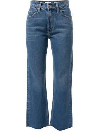 RE/DONE mid rise flared jeans