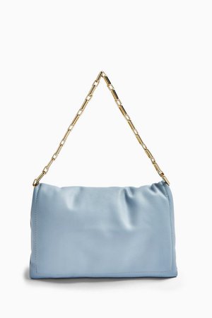 Blue Chain Clutch Bag | Topshop