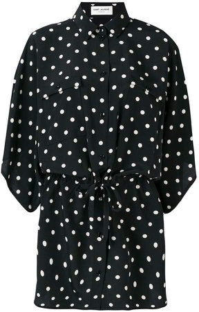 classic polka-dot blouse