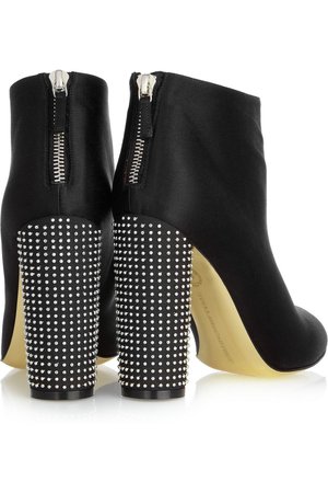 stella mccartney satin heels boots - Google Search