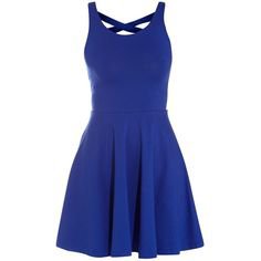 Blue Skater Dress