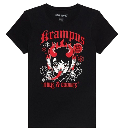 krampus t-shirt from hot topic