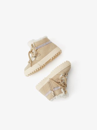 LITTLE SHEEP HIGH - TOP SNEAKERS-View All-SHOES-BABY GIRL | 3 months-5 years-KIDS | ZARA United Kingdom