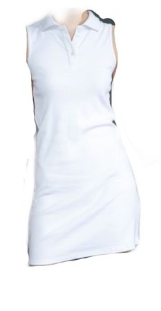 collard white dress