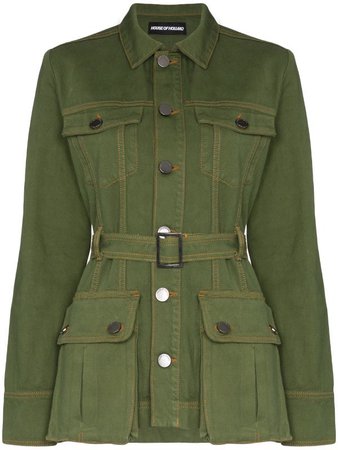 Permanent Collection HOUSE OF HOLLAND belted safari jacket