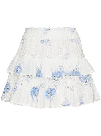LoveShackFancy Bliss Broderie Anglaise Mini Skirt - Farfetch