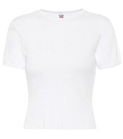 RE/DONE 90s ribbed cotton T-shirt