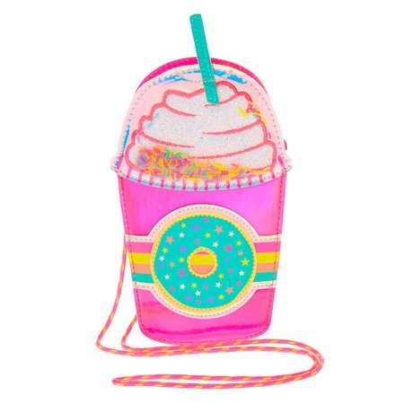 Donut Sprinkle Frappe Crossbody Bag - Pink | Claire's US