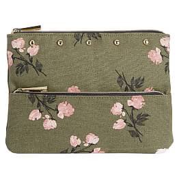 The Emily & Meritt Bed Of Roses Gussetted Pencil Pouch | PBteen
