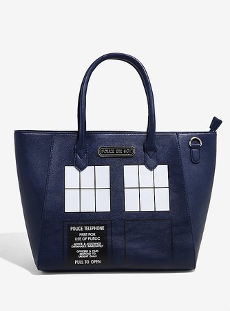 Doctor Who TARDIS Crossbody Tote Bag