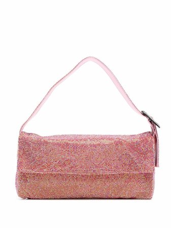 Benedetta Bruzziches Vitty crystal-embellished tote bag pink & metallic 4771 - Farfetch