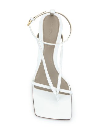 Bottega Veneta square-toe high-heel sandals