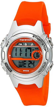 Marathon by Timex Unisex TW5K84800 Digital Mid-Size Resin Strap Watch