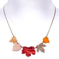 autumn leaf necklace - Google Search