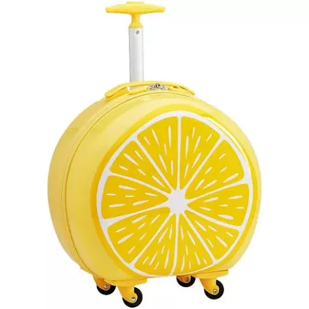 Lemon slice suitcase
