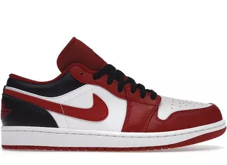 red and black Jordan 1 lows - Google Search