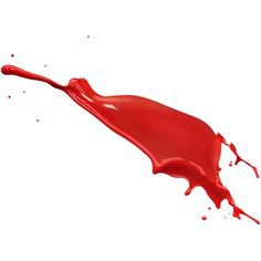 red paint splat