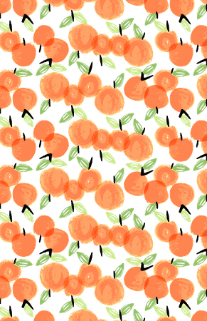 Cute Orange Wallpaper