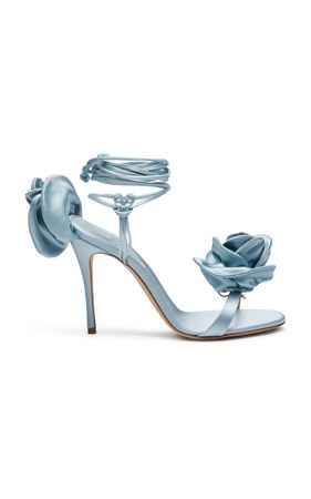Flower Satin Sandals By Magda Butrym | Moda Operandi