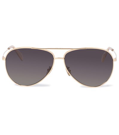 Celine Eyewear - Aviator sunglasses with leather pouch | Mytheresa