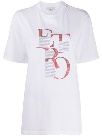 Etro Longline Graphic Print T-shirt - Farfetch