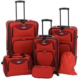 apple red suitcase set - Google Search