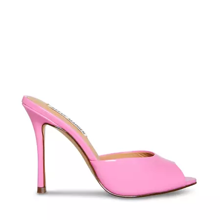PRIYA Pink Patent Mule | Women's Heels – Steve Madden