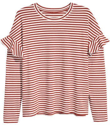 H&M+ Long-sleeved Top - Red