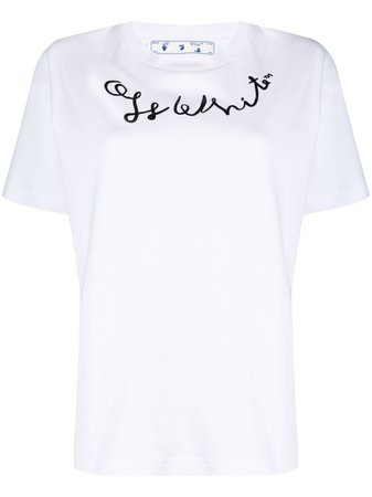 Off-White logo-print T-shirt - Farfetch