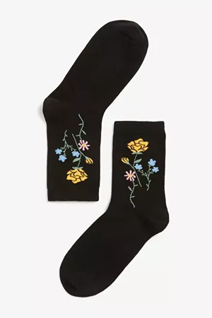 Print socks - Floral print - Socks & Tights - Monki WW