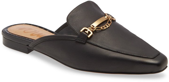 Evelan Chain Loafer Mule