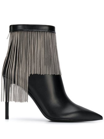 Balmain fringed ankle boots £1,789 - Shop Online - Fast Global Shipping, Price