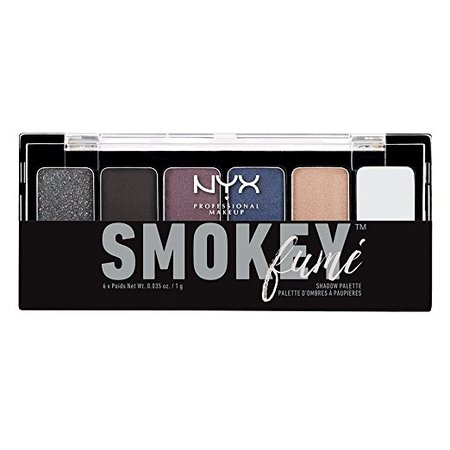 Amazon.com : NYX Professional Makeup The Smokey Fume Shadow Palette, 0.21 Ounce : Eye Shadows : Beauty