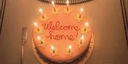 Coraline welcome home cake