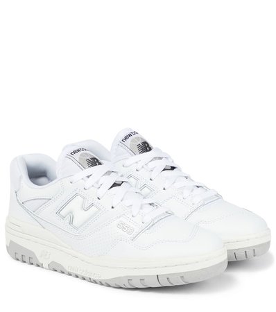 New Balance - 550 leather and mesh low-top sneakers | Mytheresa