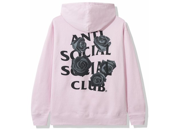 Anti Social Social Club Bat Emoji Hoodie Pink - SS20