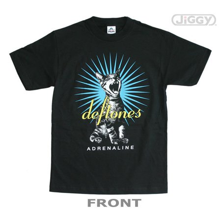 Deftones - Adrenaline Cat T-Shirt - JiGGy.Com