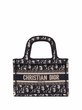 Christian Dior pre-owned Mini Oblique Book Tote Bag - Farfetch