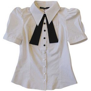 blouse with tie