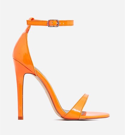Ego shoes orange sandal heels