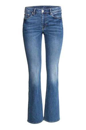 Boot cut Regular Jeans - Denimblå - DAME | H&M DK