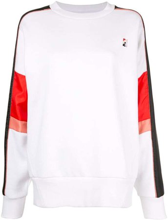 logo colour-block sweatshirt