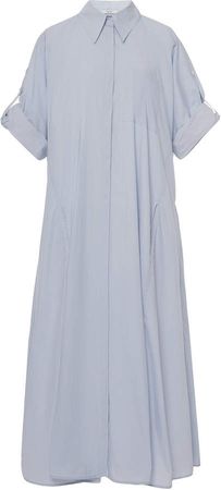 Co Cotton-Blend Poplin Shirt Dress Size: XS